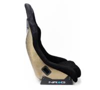 NRG Innovations - NRG Innovations FRP Bucket Seat ULTRA Edition - Medium (Black Alcantara/Gold Glitter Back) - Image 3