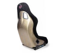 NRG Innovations - NRG Innovations FRP Bucket Seat ULTRA Edition - Medium (Black Alcantara/Gold Glitter Back) - Image 4