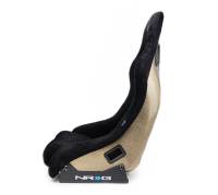 NRG Innovations - NRG Innovations FRP Bucket Seat ULTRA Edition - Medium (Black Alcantara/Gold Glitter Back) - Image 7