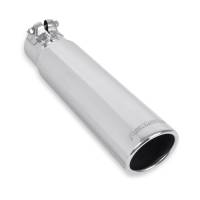 Flowmaster - Flowmaster Exhaust Tip - 3.00 In. Rolled Angle Polished Ss Fits 2.50 In. Tubing (Clamp On) - Image 3