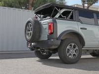 aFe Power (Advanced FLOW Engineering) - aFe Vulcan 3in 304 SS Axle-Back Exhaust 2021 Ford Bronco L4-2.3L (t)/V6-2.7L (tt) w/ Black Tips - Image 3