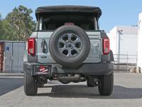 aFe Power (Advanced FLOW Engineering) - aFe Vulcan 3in 304 SS Axle-Back Exhaust 2021 Ford Bronco L4-2.3L (t)/V6-2.7L (tt) w/ Black Tips - Image 4