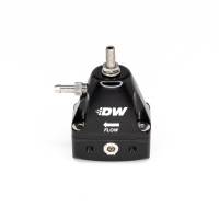 DeatschWerks - DeatschWerks DWR1000iL In-Line Adjustable Fuel Pressure Regulator - Black - Image 1