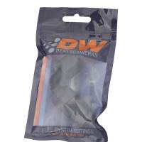 DeatschWerks - DeatschWerks 6AN Female Swivel 90-Degree Hose End CPE - Anodized Matte Black - Image 1
