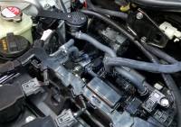 J&L Oil Separator Co - J&L 16-21 Honda Civic 1.5L Turbo (EX & Si) Passenger Side Oil Separator 3.0 - Black Anodized - Image 2