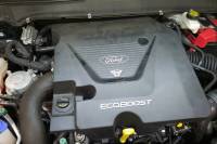J&L Oil Separator Co - J&L 17-18 Ford Fusion Sport 2.7L Passenger Side Oil Separator 3.0 - Black Anodized - Image 2