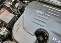 J&L Oil Separator Co - J&L 11-22 3.6L V6 Dodge Charger/Challenger/Chrysler 300C Oil Separator 3.0 - Black Anodized - Image 2