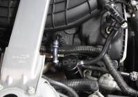J&L Oil Separator Co - J&L 11-17 Ford Mustang V6 Passenger Side Oil Separator 3.0 - Black Anodized - Image 2
