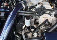 J&L Oil Separator Co - J&L 99-04 Ford Mustang GT Passenger Side Oil Separator 3.0 - Clear Anodized - Image 2