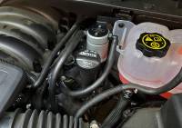 J&L Oil Separator Co - J&L 19-22 Chevrolet Silverado/GMC Sierra 1500 5.3L V8 Driver Side Oil Separator 3.0 - Clear Anod - Image 2
