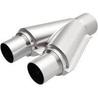 MagnaFlow Exhaust Products - MagnaFlow Smooth Trans Y- 2.5/3 X 10 Al - Image 1