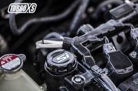 Turbo XS - Turbo XS 2016+ Honda Civic Black Oil Cap - Image 2