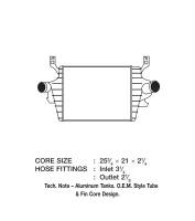 CSF Radiators - CSF 03-05 Ford Excursion 6.0L OEM Intercooler - Image 2