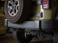 aFe Power (Advanced FLOW Engineering) - aFe Rebel Series 2.5in 409 SS Axle-Back Exhaust Polished 07-18 Jeep Wrangler (JK) V6-3.6L/3.8L - Image 6