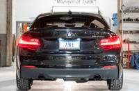 AWE Tuning - AWE BMW F22 M235i / M240i Touring Edition Axle-Back Exhaust - Diamond Black Tips (102mm) - Image 2