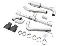 AWE Tuning - AWE 2022 VW GTI MK8  Track Edition Exhaust - Diamond Black Tips - Image 10