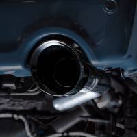 AWE Tuning - AWE 2021+ Ford F-150 Tremor (w/ Bumper Cutouts) 0FG Non-Resonated Catback -Diamond Black Tips - Image 5