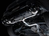AWE Tuning - AWE MK8 Volkswagen Golf R 3in Track Edition Quad Exhaust - Diamond Black Tips - Image 2