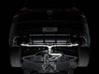 AWE Tuning - AWE MK8 Volkswagen Golf R 3in Track Edition Quad Exhaust - Diamond Black Tips - Image 8