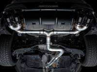 AWE Tuning - AWE MK8 Volkswagen Golf R 3in Track Edition Quad Exhaust - Diamond Black Tips - Image 9