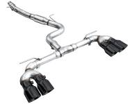 AWE Tuning - AWE MK8 Volkswagen Golf R 3in Track Edition Quad Exhaust - Diamond Black Tips - Image 11