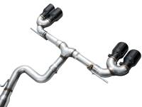 AWE Tuning - AWE MK8 Volkswagen Golf R 3in Track Edition Quad Exhaust - Diamond Black Tips - Image 12