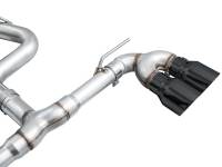 AWE Tuning - AWE MK8 Volkswagen Golf R 3in Track Edition Quad Exhaust - Diamond Black Tips - Image 13