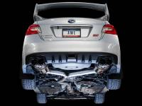 AWE Tuning - AWE Subaru STI VA / WRX GV / STI GV Sedan Touring Edition Exhaust - Chrome Silver Tip (102mm) - Image 5