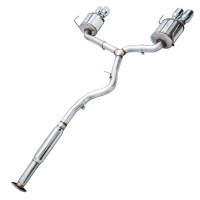 AWE Tuning - AWE Subaru STI VA / WRX GV / STI GV Sedan Touring Edition Exhaust - Chrome Silver Tip (102mm) - Image 6