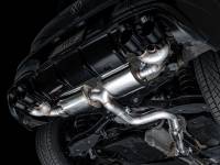 AWE Tuning - AWE MK8 Volkswagen Golf R 3in Touring Edition Quad Exhaust - Diamond Black Tips - Image 2