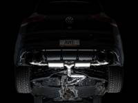 AWE Tuning - AWE MK8 Volkswagen Golf R 3in Touring Edition Quad Exhaust - Diamond Black Tips - Image 8