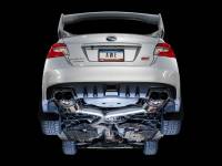 AWE Tuning - AWE Subaru STI VA / WRX GV / STI GV Sedan Touring Edition Exhaust - Diamond Black Tip (102mm) - Image 5