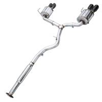 AWE Tuning - AWE Subaru STI VA / WRX GV / STI GV Sedan Touring Edition Exhaust - Diamond Black Tip (102mm) - Image 6