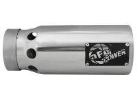 aFe Power (Advanced FLOW Engineering) - aFe SATURN 4S 4in SS Intercooled Exhaust Tip - Polished 4in In x 5in Out x 12in L Bolt-On - Image 2