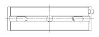 ACL Race Series - ACL GTR Standard Sized High Performance Main Bearing Set (Version 1 Block) 1M2505H-STD-1 - Image 3
