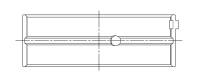ACL Race Series - ACL Acura D16A1 / 97-01 Honda H22A4 / 98+ F23A0.025mm Oversized High Performance Main Bearing Set 5M1957H-.025 - Image 2