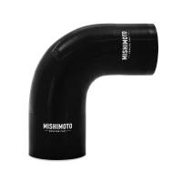 Mishimoto - Mishimoto Silicone Reducer Coupler 90 Degree 2.75in to 3in - Black - Image 1