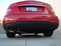 Megan Racing - Megan Racing Axle Back Exhaust System: Mercedes Benz C250 4DR only 2012-14 Burnt Roll Tip - Image 4