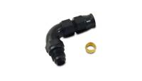 Vibrant Performance - Vibrant Performance 90 Degree 1/2in Tube to Male -8AN Flare Adapter w/ Olive Inserts - Image 1