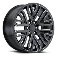 FR 93 - GM Mesh Replica Wheel 22x9 6x5.5 ET28 78.1CB Black/Ball Milled