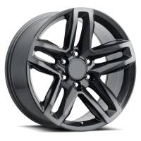 FR 94 - Silverado Z71 Trail Boss Replica Wheel 22x9 6x5.5 ET15 78.1CB Titanium Grey with Dark Clear