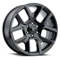 FR 76 - Ram Truck 1500 Replica Wheel 22x9 6x5.5 ET15 77.8CB Gloss Black