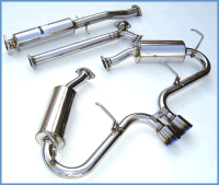 Invidia 03-04 Mini Cooper S 60mm (80mm tip) Titanium Tip Cat-back Exhaust