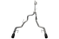Corsa 2022-2025 Ford F-150 SuperCrew/5.5ft Bed 5.0L V8 Sport Cat-Back Dual Rear Exit-Black PVD