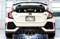 AWE Tuning - AWE 2017+ Honda Civic Type R Touring Edition Exhaust w/Front & Mid Pipes - Chrome Silver Tips - Image 3