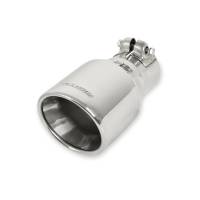 Flowmaster - Flowmaster Exhaust Tip - 4.00 In. Rolled Angle Polished Ss Fits 2.50 In. Tubing (Clamp On) - Image 6