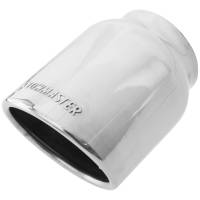 Flowmaster - Flowmaster Exhaust Tip - 4.00 In. Rolled Angle Polished Ss Fits 3.00 In. Tubing (Weld On) - Image 1