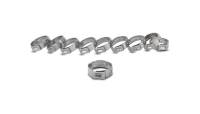 Vibrant Performance - Vibrant Performance One Ear Stepless Pinch Clamps 25.4-28.6mm clamping range (Pack of 10) SS 7mm band width - Image 1