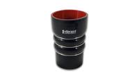 Vibrant Performance - Vibrant Performance Silicone Coupling 4 Ply Aramid CAC Hose 3in x 2.5in Inlet/Outlet - Black - Image 1