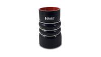 Vibrant Performance - Vibrant Performance 4 Ply Aramid Hump Hose w/3 SS Rings 2.75in ID x 6in Length - Black - Image 1